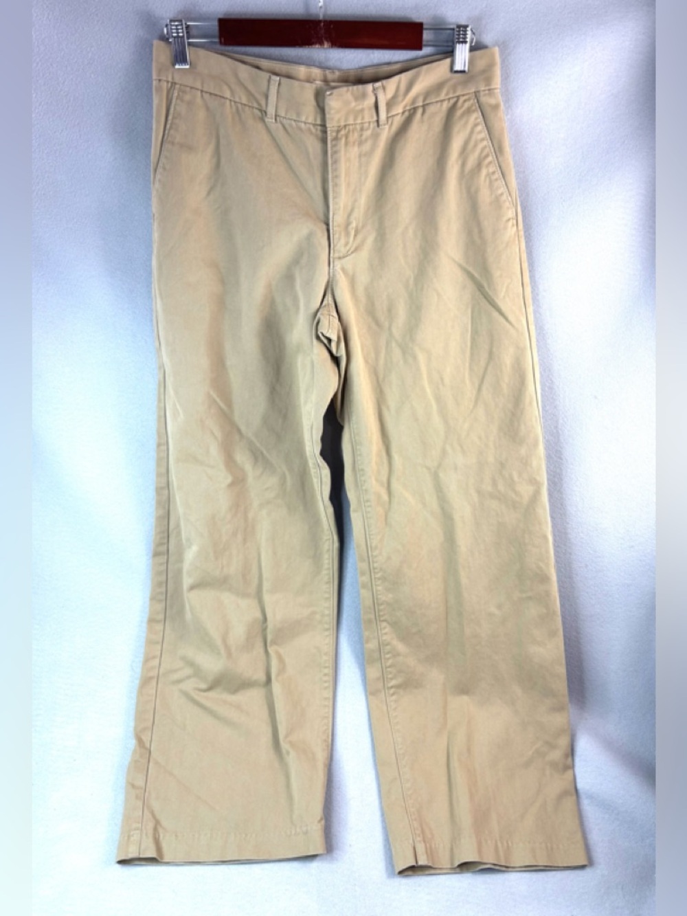 Levi's Baggy Trousers 30x30 Light Beige Wide-Leg Trousers Cotton Khaki Pants
